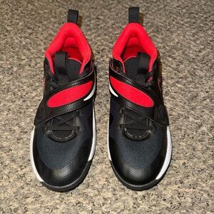 Nike Kids Black and Red Athletic Sneakers